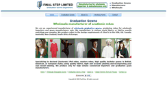 Desktop Screenshot of graduation-gowns.net